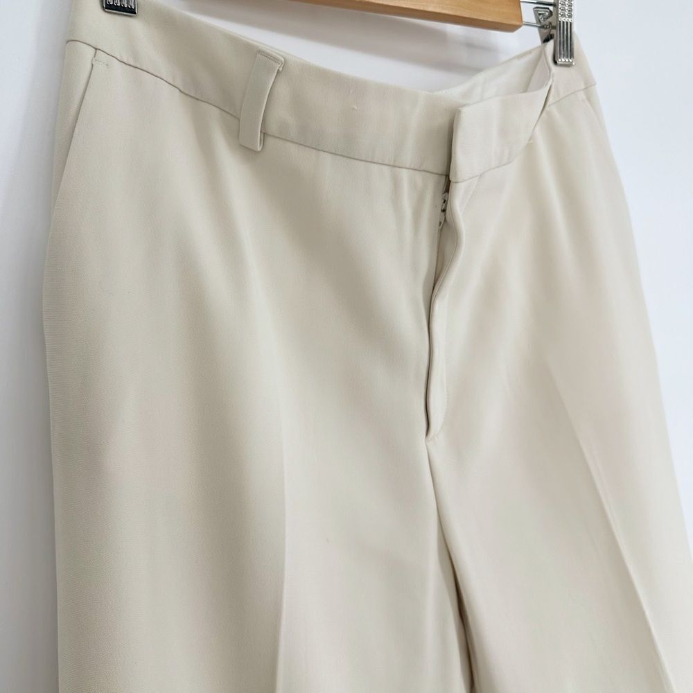 NEW Filippa K Hutton Straight Trouser Pants High Rise in Ivory Women's 38 US 8 - Picture 3 of 10